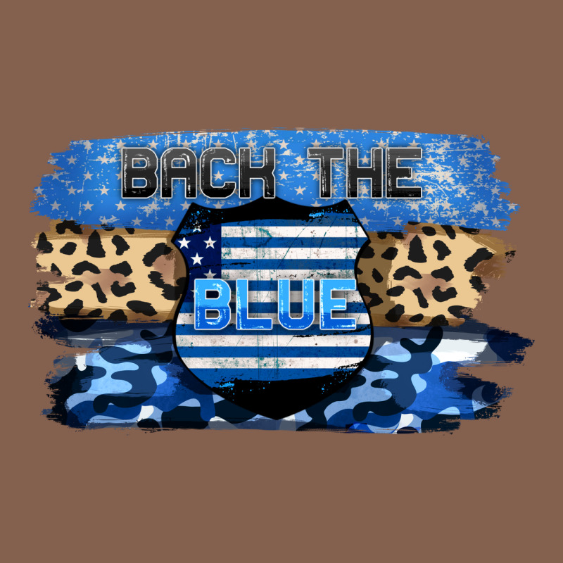 Back The Blue Zipper Hoodie by FaDigitalArtStudio | Teevron