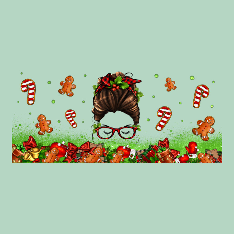Christmas Mama Messy Bun Classic Tee by Jasminsmagicworld | Teevron