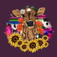 Baby Cow Flower Premium Tee | Teevron