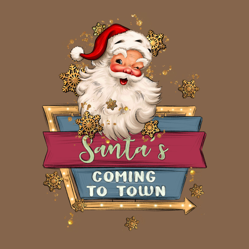 Santa's Coming To Town Premium Tee by MaliasSmallBusiness | Teevron