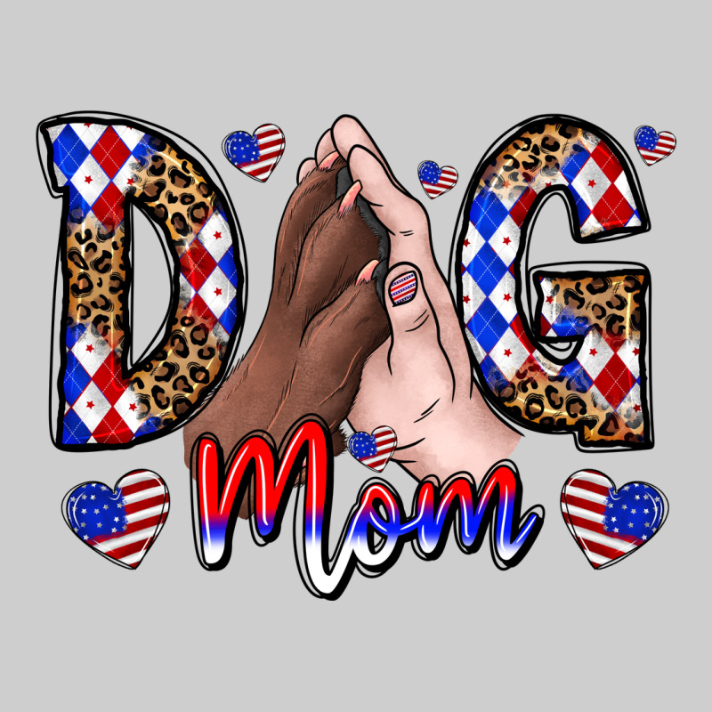 America Dog Mama Premium Sweatshirt by CowhideDigitalArt | Teevron
