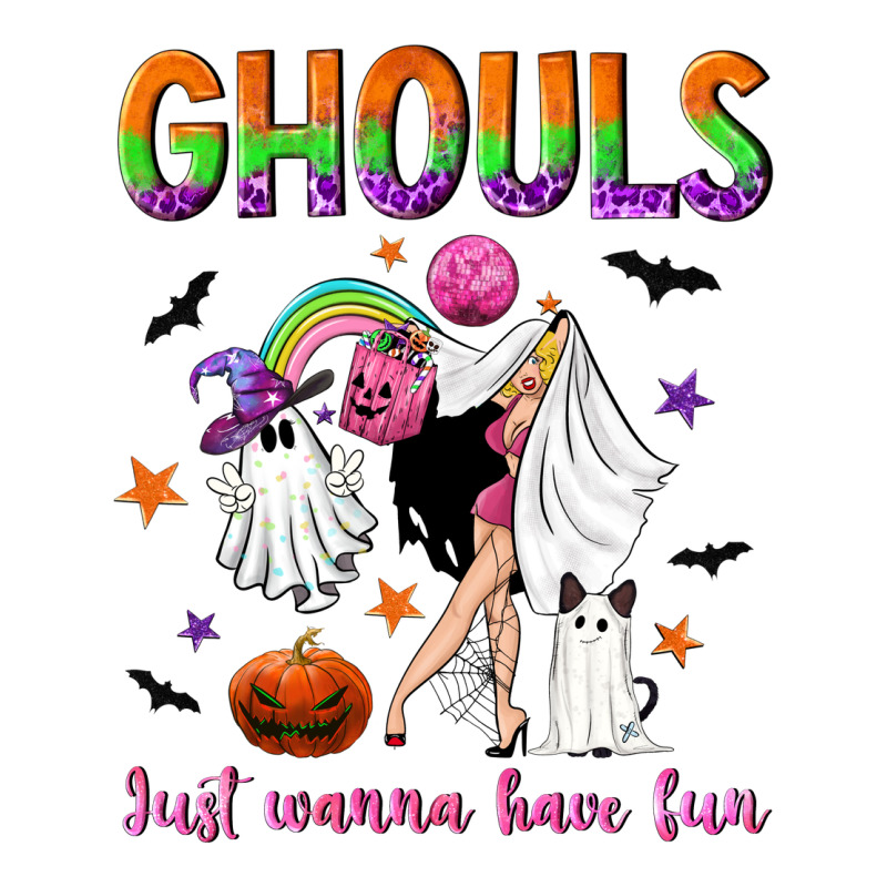 Ghouls Just Wanna Have Fun Long Sleeve Tee by NancyCooperArtShop | Teevron