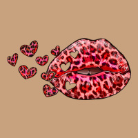 Kiss With Leopard And Hearts Vintage Tee | Teevron
