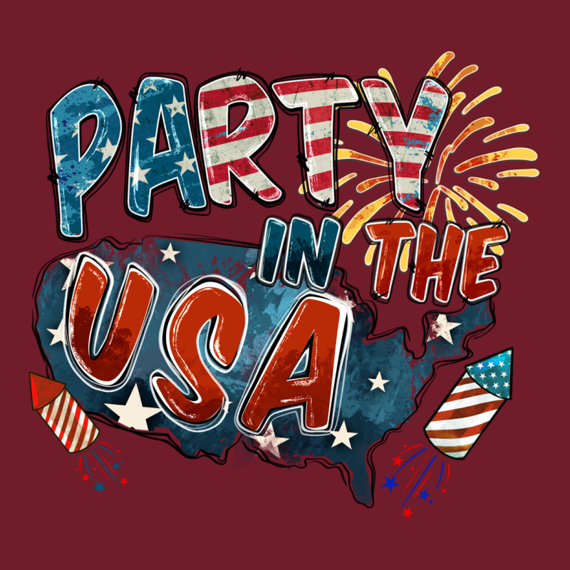 Party In The Usa Zipper Hoodie by FaDigitalArtStudio | Teevron