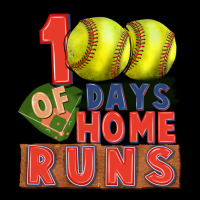 100 Days Of Home Runs Softball Heavyweight Sweatshirt | Teevron