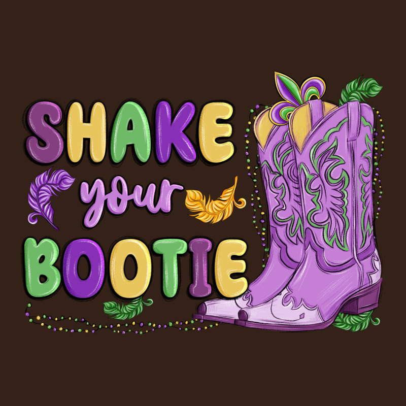 Shake Your Bootie Mardi Gras Heavy Core Tee by MaliasSmallBusiness | Teevron