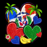 Dominican Repuclic Hearts Premium Tee | Teevron