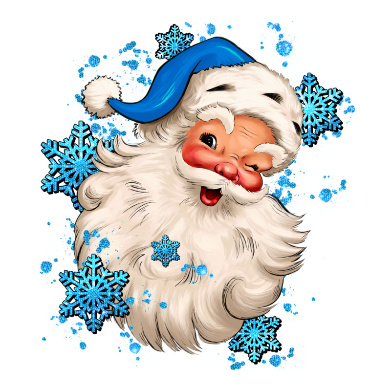 Winter Christmas Santa Claus Premium Tee by MaliasSmallBusiness | Teevron
