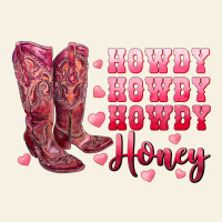 Howdy Howdy Howdy Honey With Cowgirl Boots Vintage Tee | Teevron