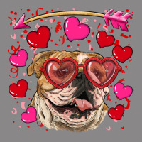Valentine's Day  Brown English Bulldog Vintage Tee | Teevron