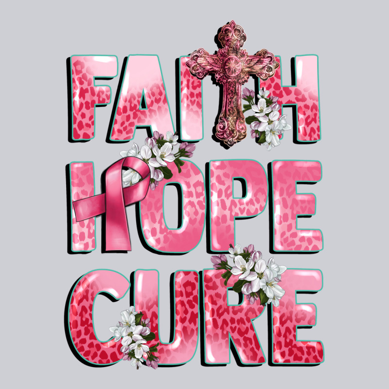 Faith Hope Cure Breast Cancer Heavyweight Sweatshirt by CowGirlArtShop | Teevron