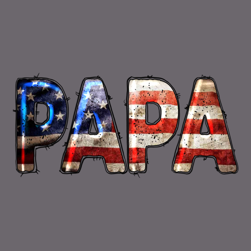 American Flag Papa 4th Of July Premium Sweatshirt by LillyAllenDesigns | Teevron