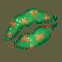 St. Patricks Day Green Lips Vintage Tee | Teevron