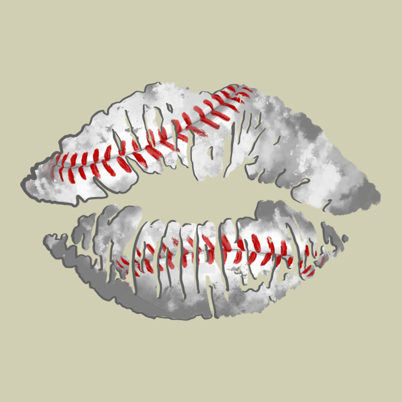 Baseball Lips Heavy Core Tee by AdoDesignShop | Teevron
