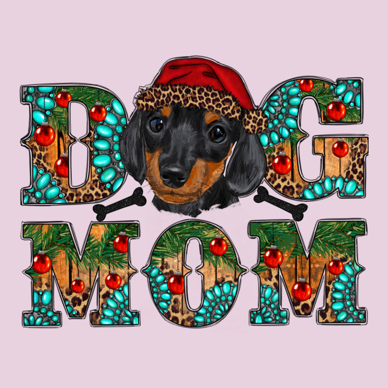 Christmas Dog Mom Dachshund Ladies Tee by RanaPortraitStore | Teevron