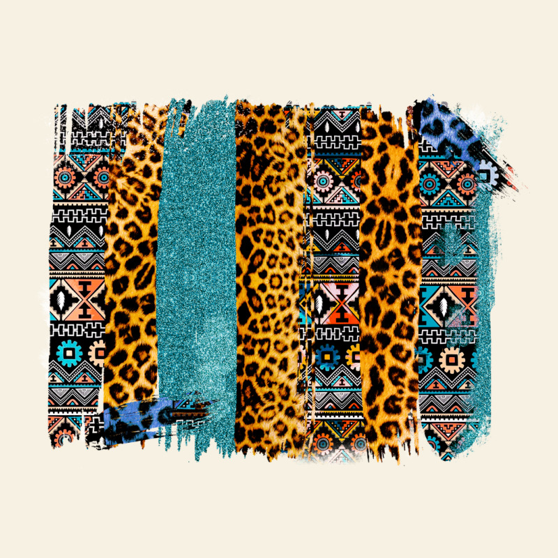 Aztec Leopard Glitter Brushstrokes Vintage Tee by Bettercallsaul | Teevron