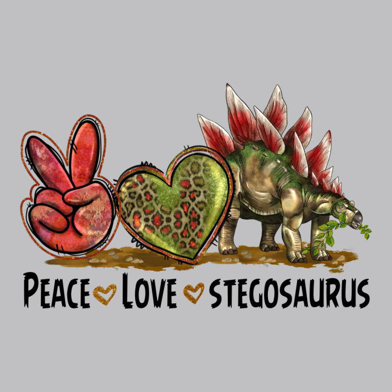 Peace Love Stegosaurus Classic Tee by LillyAllenDesigns | Teevron