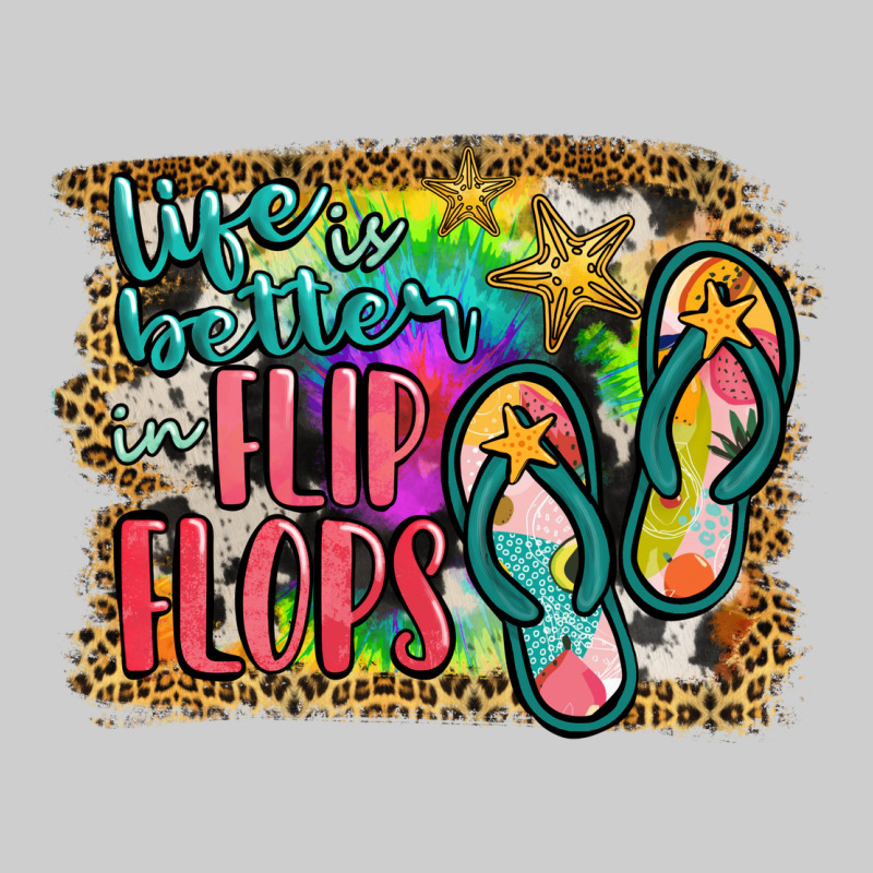 Life Is Better In Flip Flops Premium Tee by JahusDesignShop | Teevron