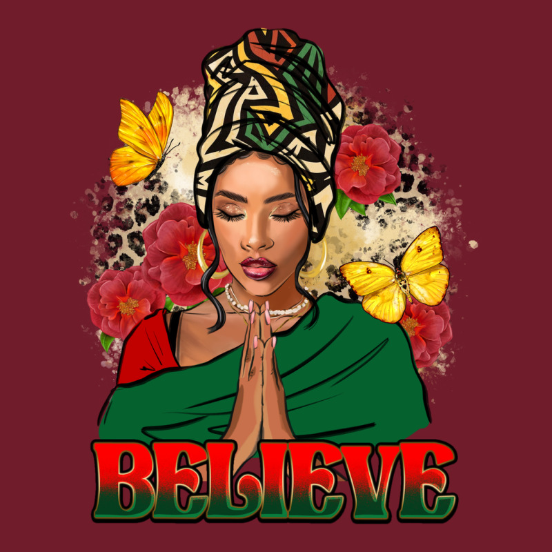 Believe Black Woman Zipper Hoodie by FaDigitalArtStudio | Teevron