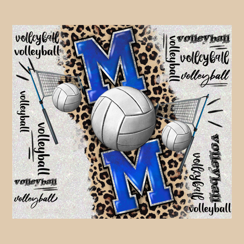 Volleyball Mom Blue Mother's Day Heavyweight Sweatshirt by CowGirlArtShop | Teevron