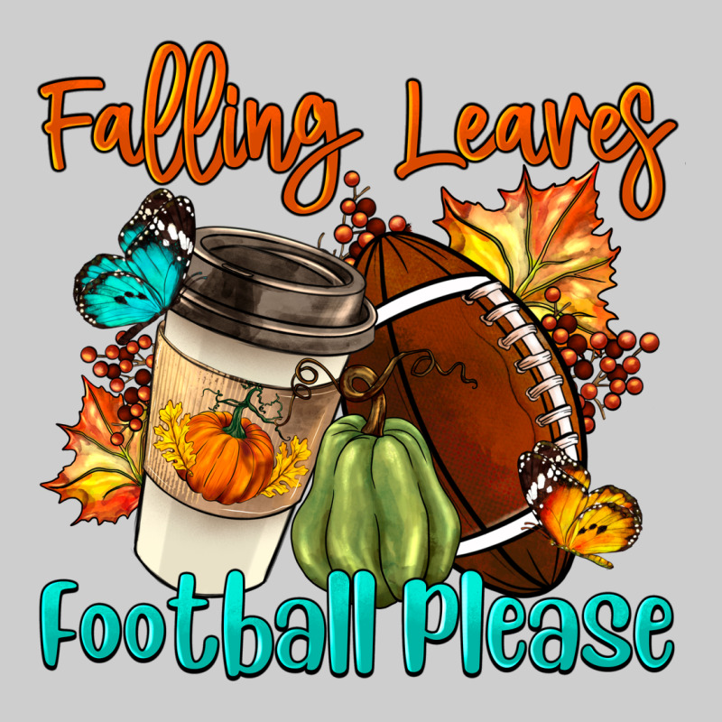 Falling Leaves Football Please Premium Sweatshirt by LillyAllenDesigns | Teevron