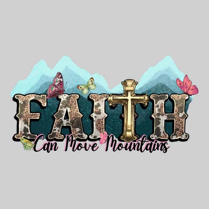 Faith Can Move Mountains Cross Premium Tee by NancyCooperArtShop | Teevron