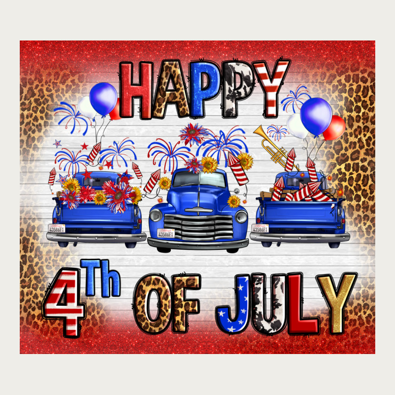 Western Happy Fourth Of July Zipper Hoodie by FaDigitalArtStudio | Teevron