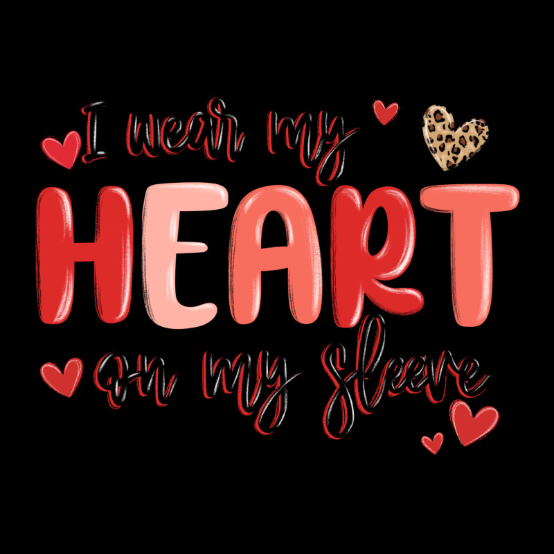 I Wear My Heart On My Sleeve Heavy Core Tee by MaliasSmallBusiness | Teevron