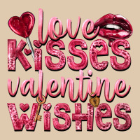 Love Kisses Valentine Wishes Valentine's Day Heavyweight Sweatshirt | Teevron