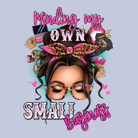Minding My Own Small Business Messy Bun Long Sleeve Tee | Teevron