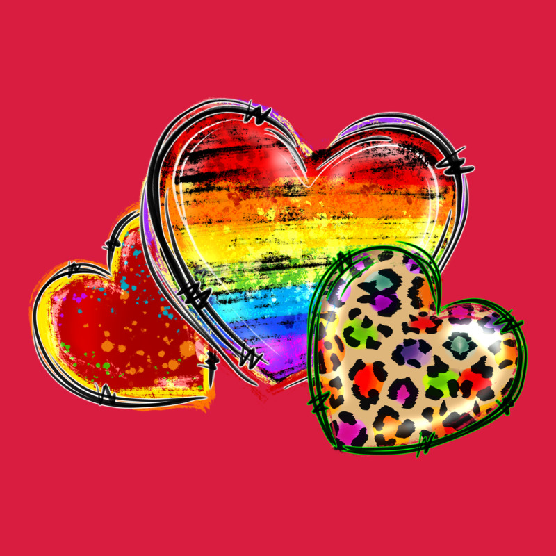 Pride Hearts Premium Hoodie by FaDigitalArtStudio | Teevron