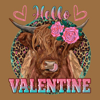 Hello Valentine Highland Cow Vintage Tee | Teevron