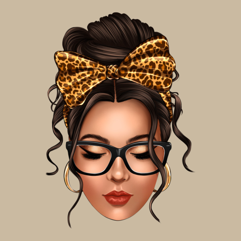 Caucasian Leopard Messy Bun Long Sleeve Tee by texasbilliewilder | Teevron