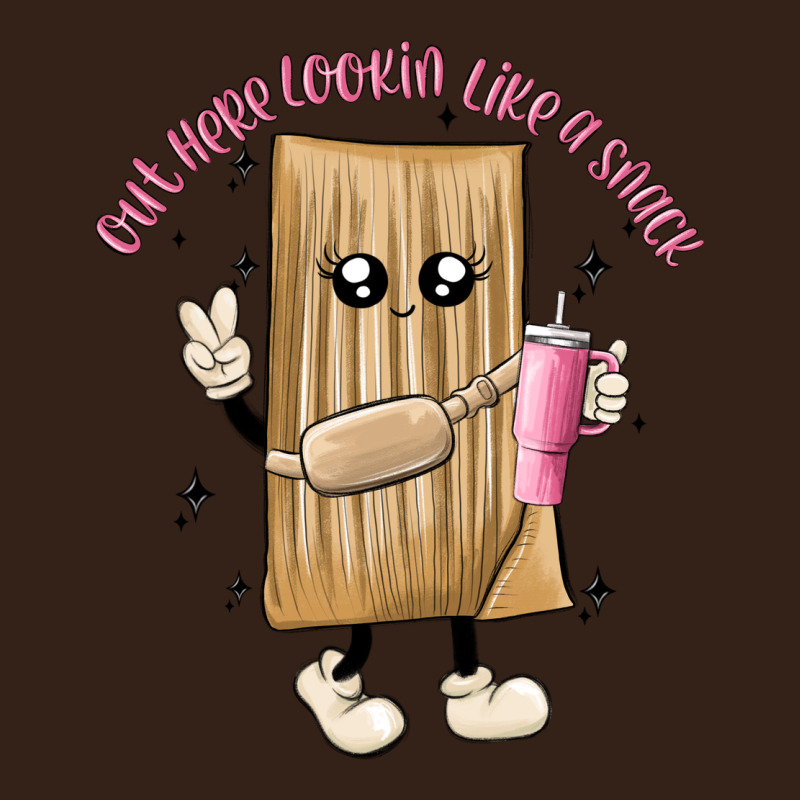 Out Here Lookin Like A Snack Heavy Core Tee by MaliasSmallBusiness | Teevron