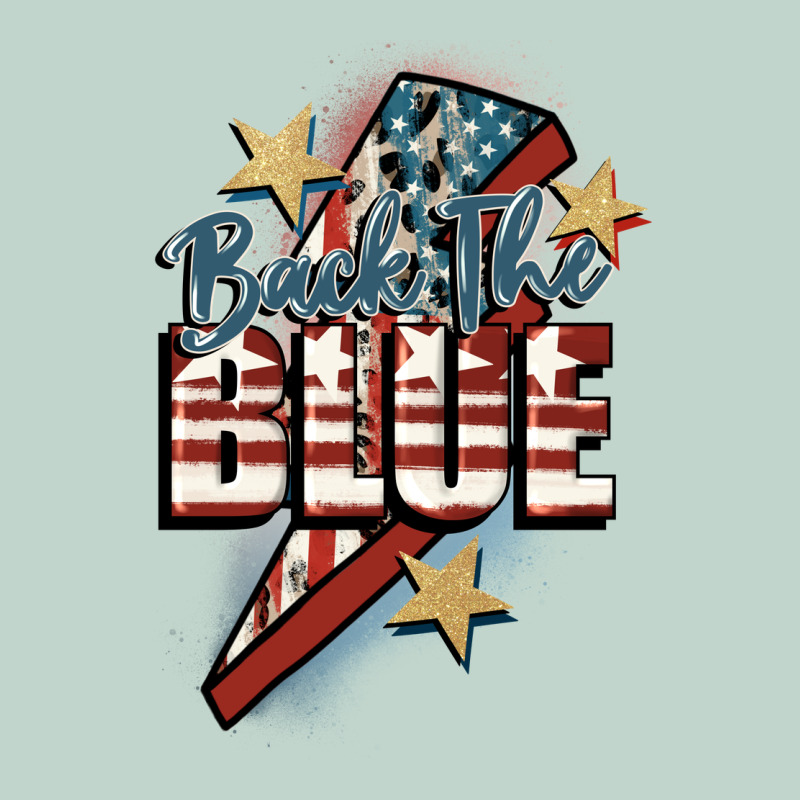 Back The Blue Zipper Hoodie by FaDigitalArtStudio | Teevron