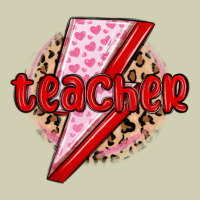 Teacher Lightning Bolt Valentines Day Heavy Core Tee | Teevron