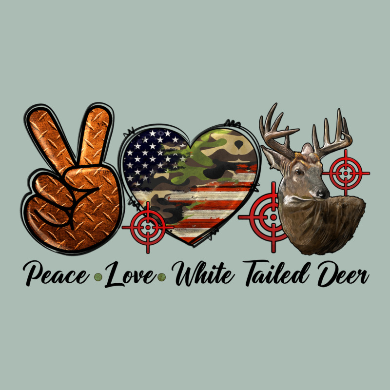 Peace Love White Tailed Deer Classic Tee by LillyAllenDesigns | Teevron