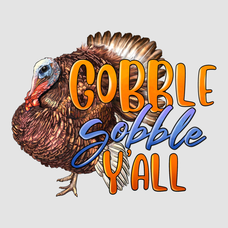 Fall Gobble Gobble Y'all Premium Sweatshirt by LillyAllenDesigns | Teevron