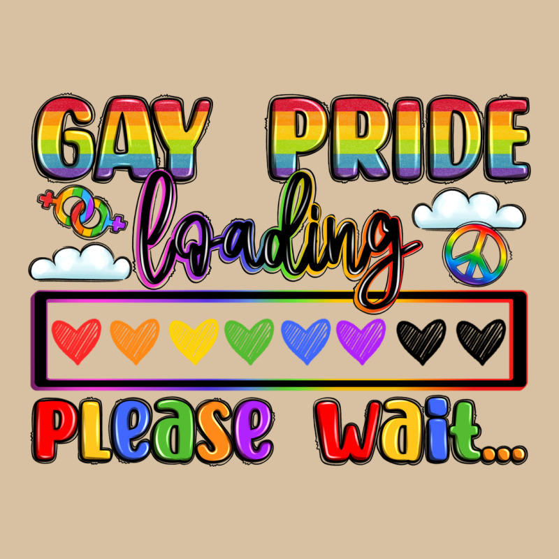Gay Pride Loading Please Wait Heavyweight Hoodie by LillyAllenDesigns | Teevron