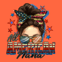 All American Nana Messy Bun Premium Hoodie | Teevron