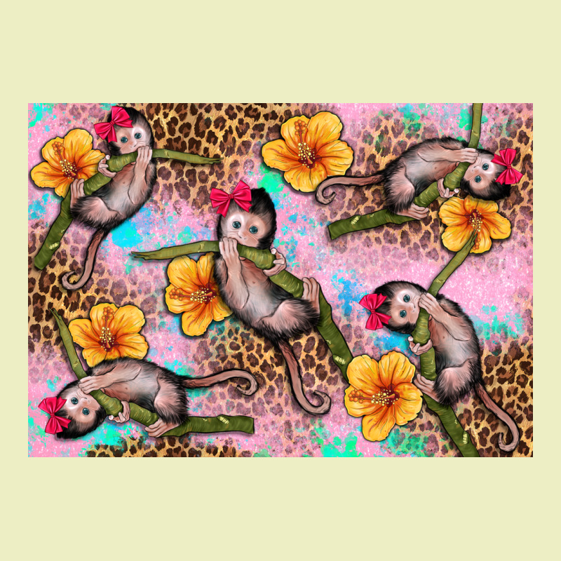 Baby Monkey Flowers Urban Hoodie by Artiststas | Teevron