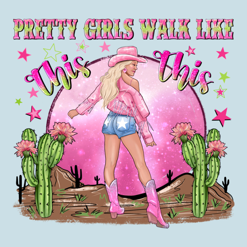 Pretty Girls Walk Like This This Ladies Tee by NancyCooperArtShop | Teevron