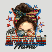 All American Nana Messy Bun Zipper Hoodie | Teevron
