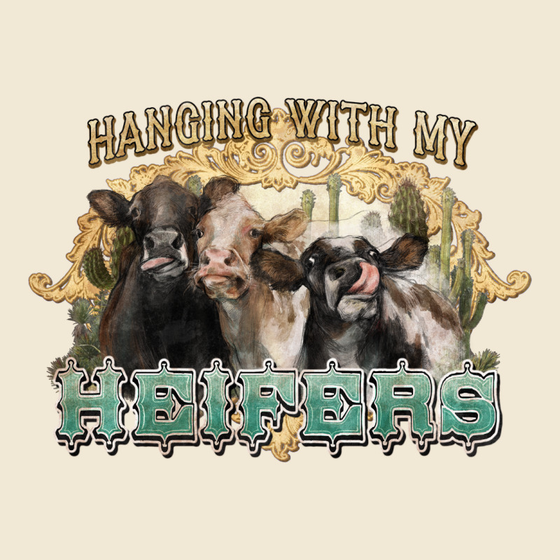 Hanging With My Heifers Premium Tee by NancyCooperArtShop | Teevron