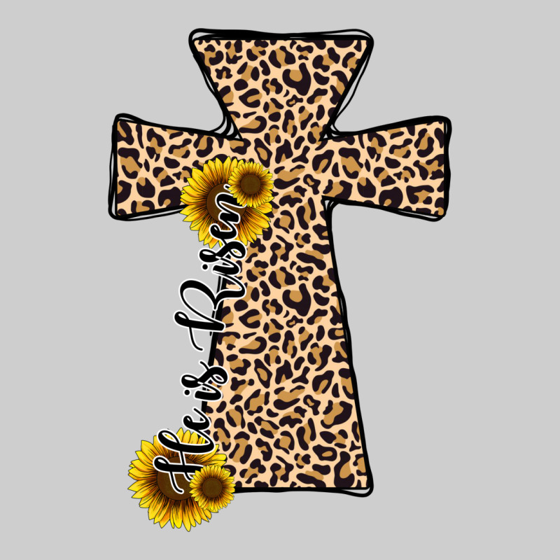 He Is Risen Leopard Cross Premium Tee by JahusDesignShop | Teevron