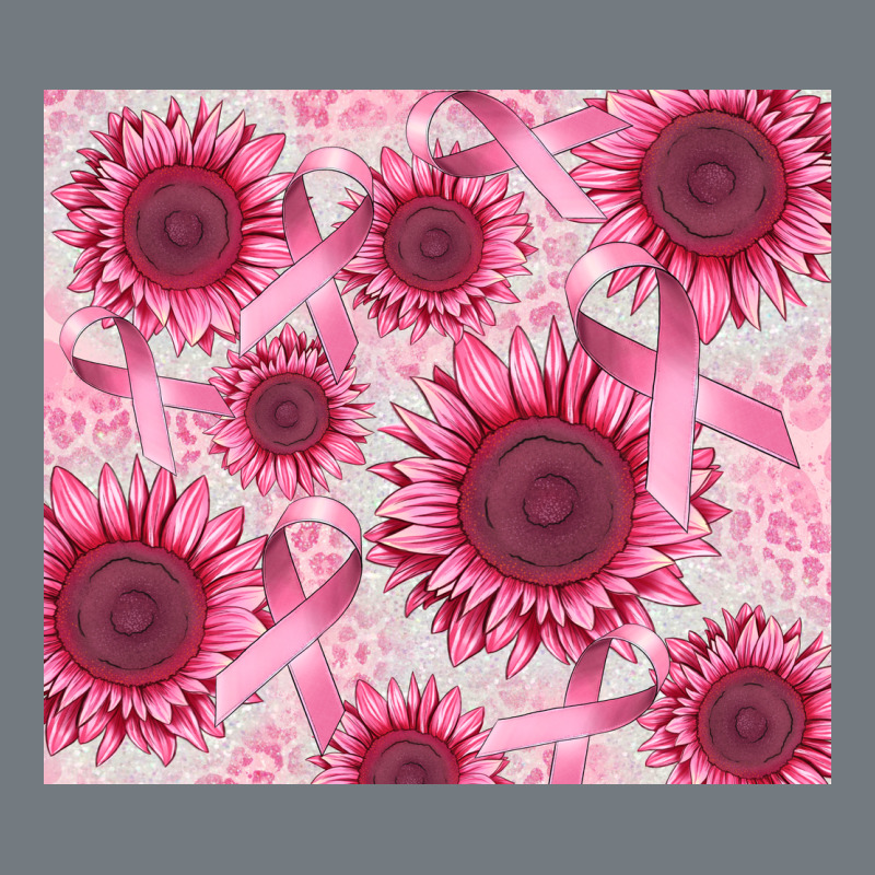Breast Cancer Sunflower Heavyweight Sweatshirt by CowGirlArtShop | Teevron