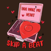 Heart Record Player Heavy Core Tee | Teevron