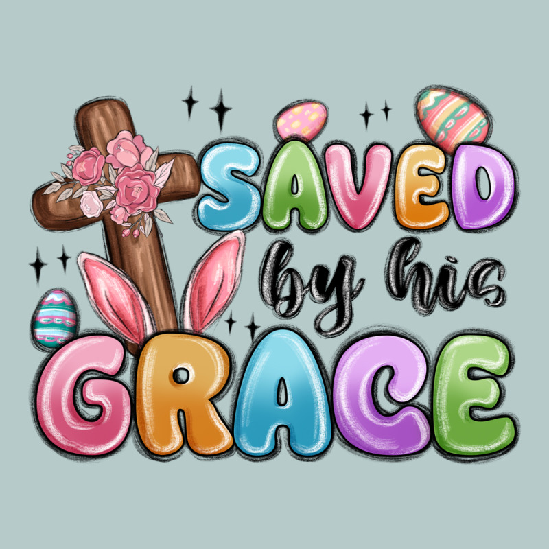 Saved By His Grace Heavy Core Tee by MaliasSmallBusiness | Teevron