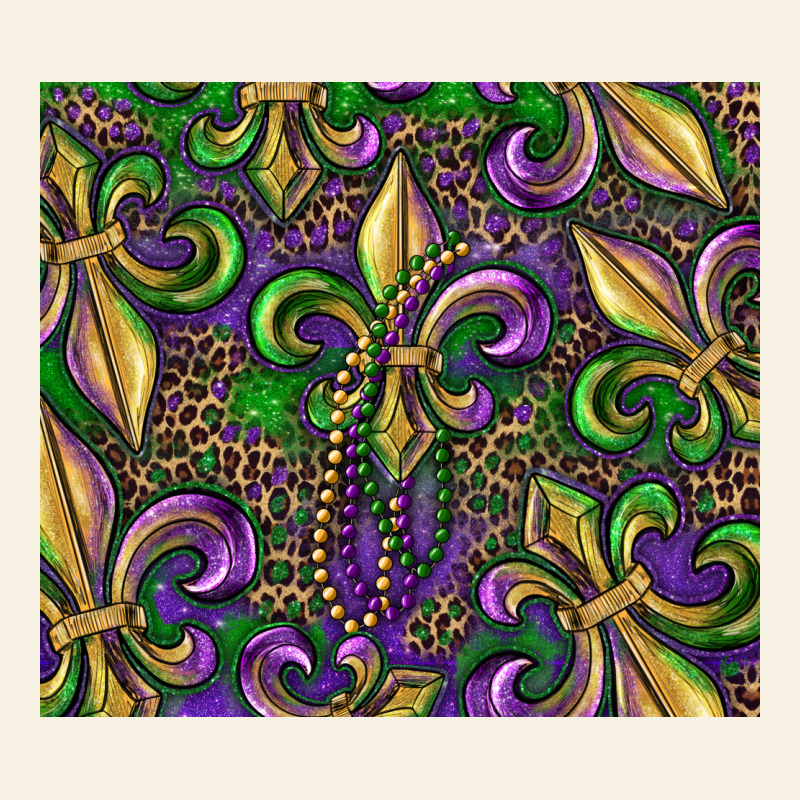 Mardi Gras Fleur De Lis Vintage Tee by RanaPortraitStore | Teevron