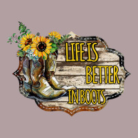 Life Is Better In Boots Vintage Hoodie | Teevron